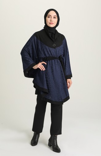 Navy Blue Cape 5102-01