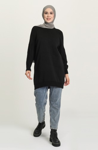 Schwarz Pullover 4303-03