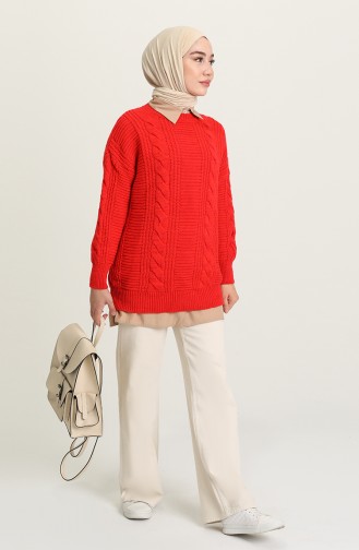 Rot Pullover 4309-04