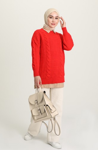 Rot Pullover 4309-04