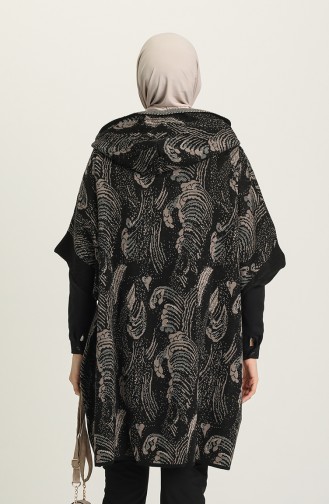 Schwarz Poncho 4278-03