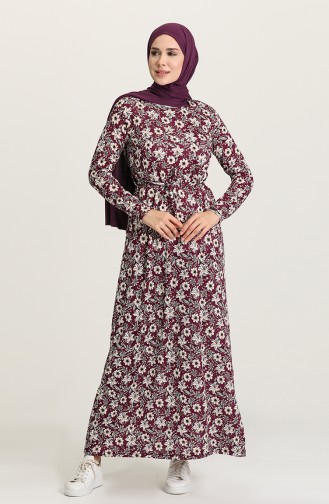 Robe Hijab Plum 1051-01