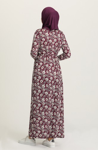Robe Hijab Plum 1051-01