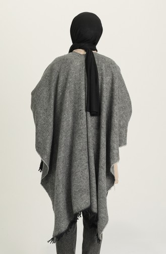 Gray Poncho 1044-05