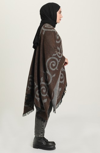 Gray Poncho 1045-02