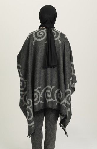 Smoke-Colored Poncho 1045-03