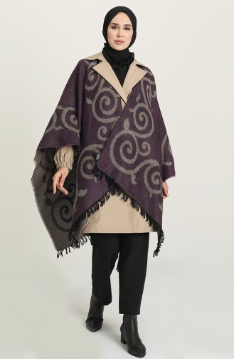 Plum Poncho 1045-06