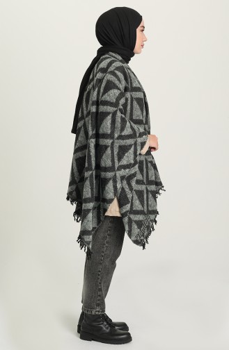 Schwarz Poncho 1046-02