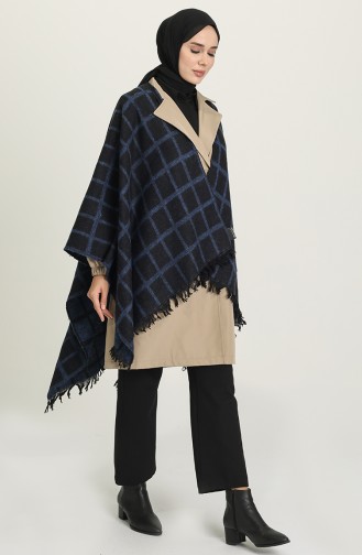 Schwarz Poncho 1047-06