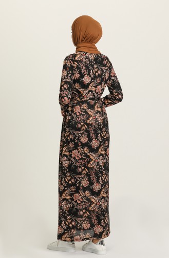 Black Hijab Dress 1052-02