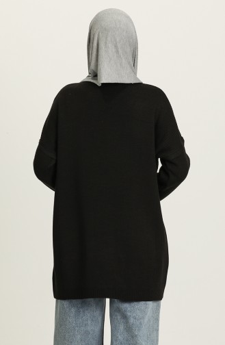 Schwarz Pullover 4305-02