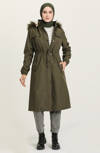 Khaki Winter Coat 4070-05