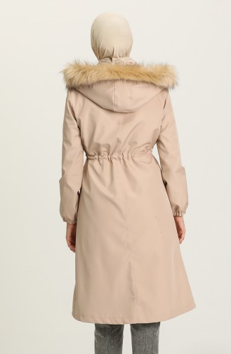 Beige Winter Coat 4070-06