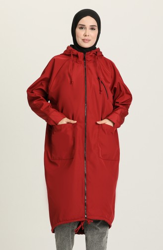 Claret Red Winter Coat 22K8440-07