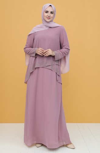 Habillé Hijab Rose Pâle 3007-03