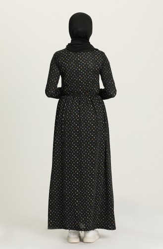 Black Hijab Dress 1045-01
