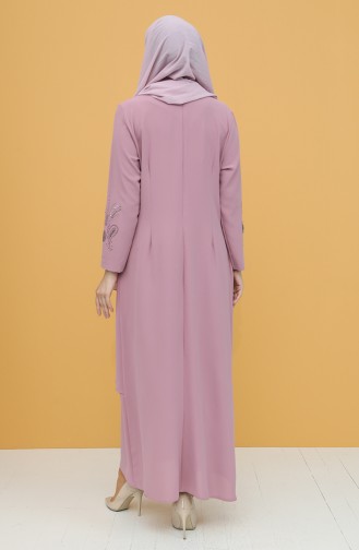 Powder Hijab Evening Dress 1922-04
