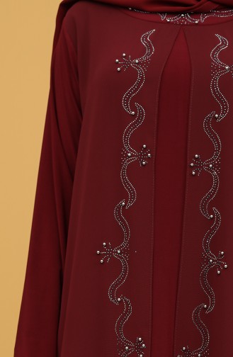 Habillé Hijab Bordeaux 5098-02