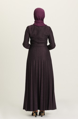 Robe Hijab Pourpre 5426-01