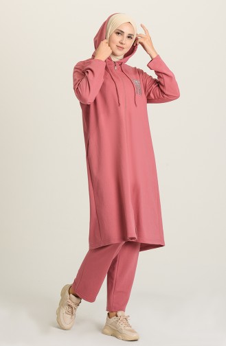 Dusty Rose Tracksuit 4000-06