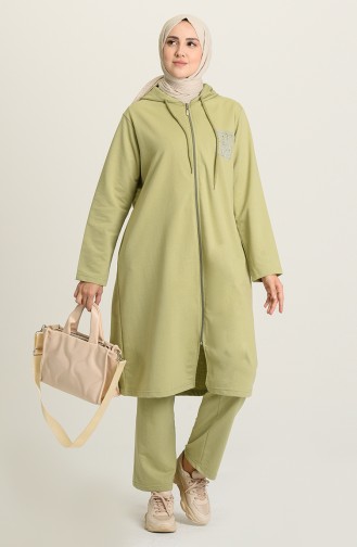 Oil Green Tracksuit 4000-08