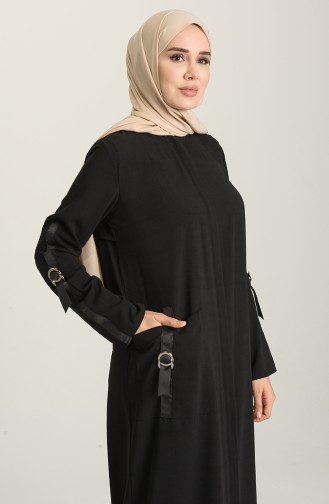 Black Abaya 1345-01