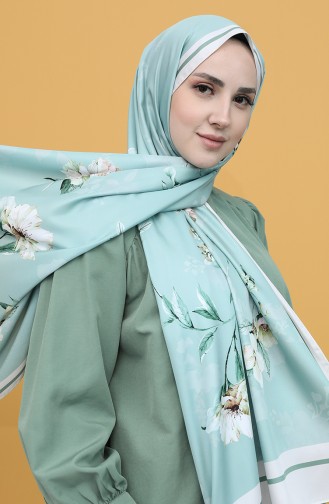 Mint green Sjaal 2038-06