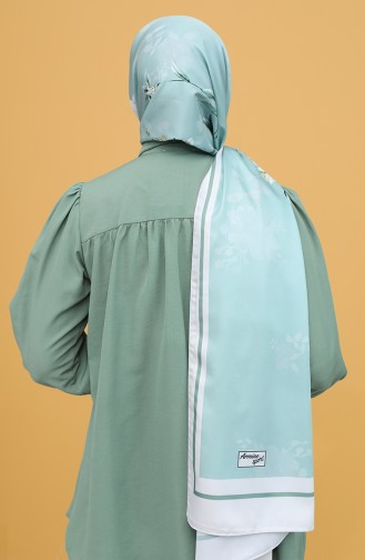 Mint green Sjaal 2038-06