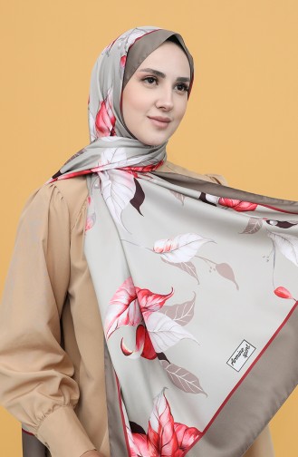 Coral Red Shawl 2051-12