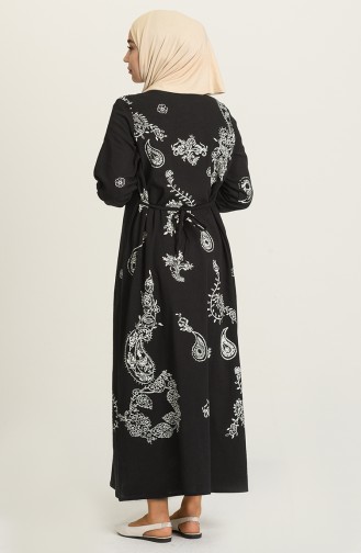 Robe Hijab Noir 0444-01