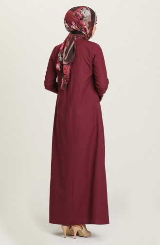Robe Hijab Plum 3326-06