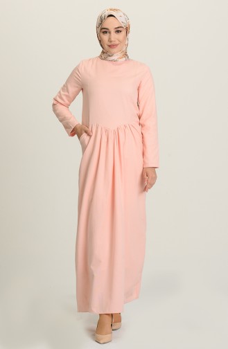 Powder Hijab Dress 3326-11