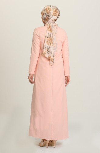 Robe Hijab Poudre 3326-11