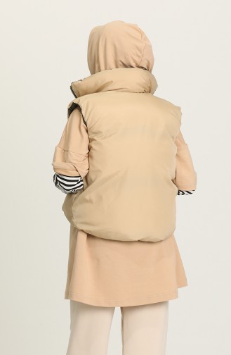 Gilet Sans Manches Khaki 10001-02