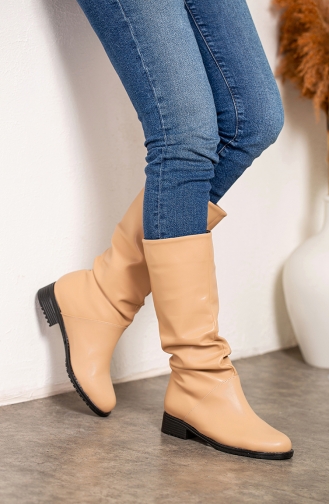 Lita Kadın Çizme zn905or02-02 Ten Renk