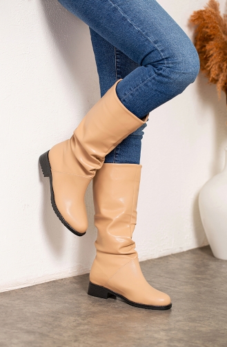 Lita Kadın Çizme zn905or02-02 Ten Renk