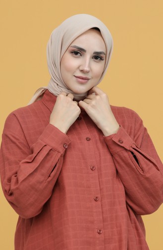 Baval Düz Eşarp 2223BVL-09 Bronz Renk