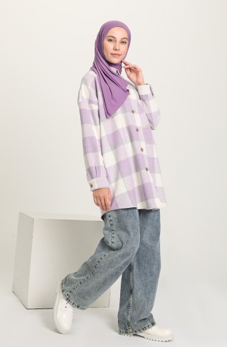 Lila Hemd 2154-02