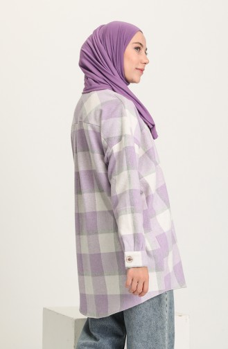 Lila Hemd 2154-02