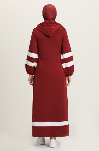 Robe Hijab Bordeaux 50111-04