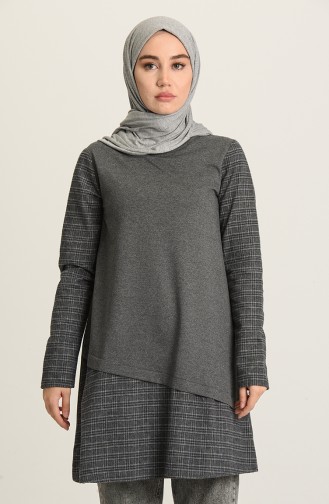 Ekose Salaş Tunik 3320-04 Füme