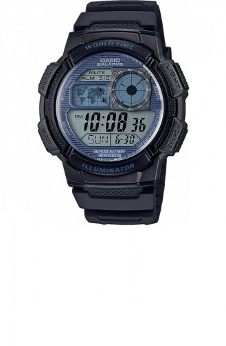 Anthracite Wrist Watch 1000W-2A2V