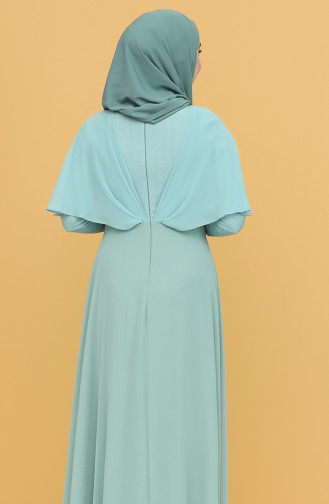 Habillé Hijab Vert menthe 0027-03