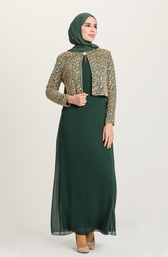 Emerald İslamitische Avondjurk 2943-04
