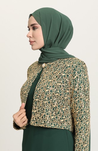Emerald İslamitische Avondjurk 2943-04