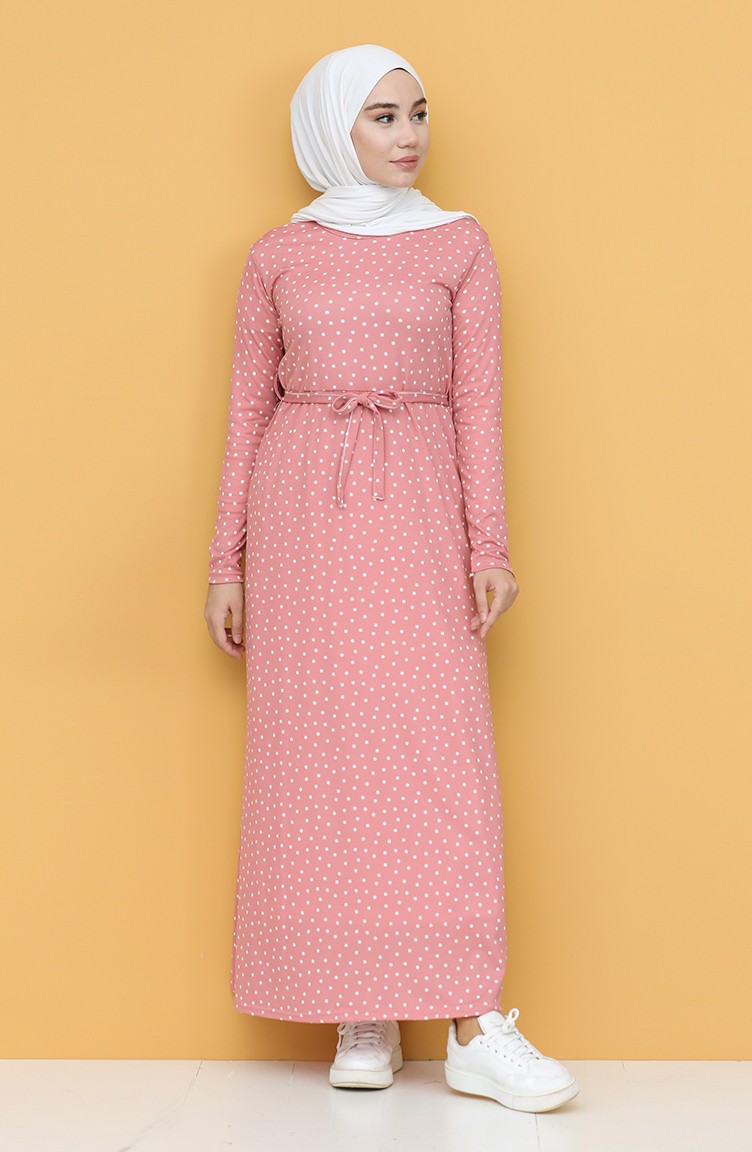 Pink İslamitische Jurk 1053-03