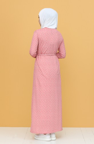Pink İslamitische Jurk 1053-03