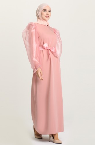 Robe Hijab Poudre 60119-09