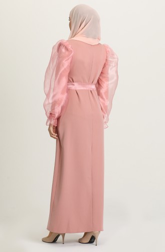 Robe Hijab Poudre 60119-09