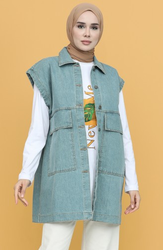 Denim Blue Waistcoats 2298-05